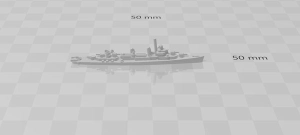 Destroyer - Fletcher Class V1 - USN - Wargaming - Axis and Allies - Naval Miniature - Victory at Sea - Tabletop Games - Warships