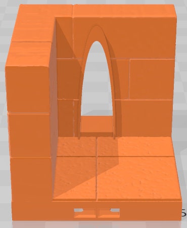 Seraphim Wall Expansion Curves And Corners - Seraphim -Pathfinder-Dungeons&Dragons-RPG-Tabletop-Terrain-28mm-AetherStudios