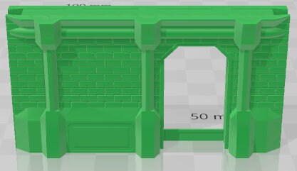 Uptown Exteriors Walls Set 2 - Tycho City -Pathfinder-Dungeons&Dragons-RPG-Tabletop-Terrain-28mm-AetherStudios