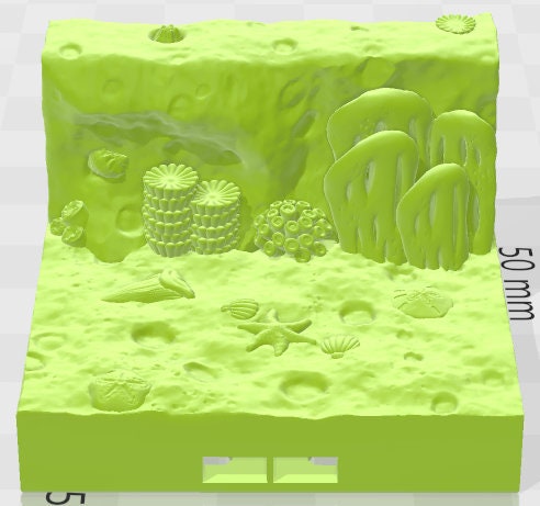 Atlantis Half Sea Caves And Thermal Vents Set 2 -Pathfinder-Dungeons&Dragons-RPG-Tabletop-Terrain-28mm-AetherStudios