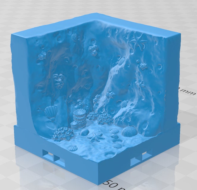Atlantis Sea Cavern Tiles Set 1 -Pathfinder-Dungeons&Dragons-RPG-Tabletop-Terrain-28mm-AetherStudios
