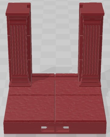 Seraphim 4 2x2 Doors And Door Frames - Seraphim -Pathfinder-Dungeons&Dragons-RPG-Tabletop-Terrain-28mm-AetherStudios