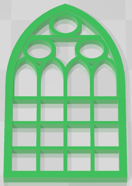 Seraphim Reliquary Entrance Windows - Seraphim -Pathfinder-Dungeons&Dragons-RPG-Tabletop-Terrain-28mm-AetherStudios
