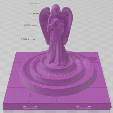 Seraphim Statues - Seraphim -Pathfinder-Dungeons&Dragons-RPG-Tabletop-Terrain-28mm-AetherStudios