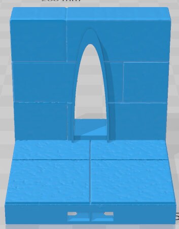 Seraphim Wall Expansion Wall 1 - Seraphim -Pathfinder-Dungeons&Dragons-RPG-Tabletop-Terrain-28mm-AetherStudios
