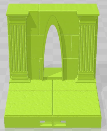 Seraphim Wall Expansion Wall 2 - Seraphim -Pathfinder-Dungeons&Dragons-RPG-Tabletop-Terrain-28mm-AetherStudios