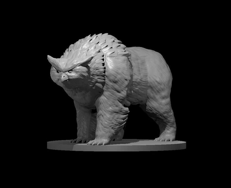 Owl Bear on all Fours- Pathfinder - Dungeons & Dragons - RPG - Tabletop - mz4250- Miniature-28mm-1"Scale