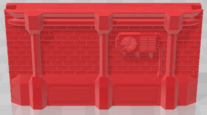 Uptown Exteriors Walls Set 2 - Tycho City -Pathfinder-Dungeons&Dragons-RPG-Tabletop-Terrain-28mm-AetherStudios