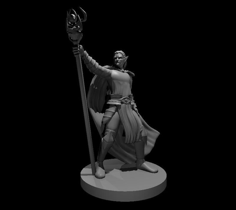 Drow Mage - Pathfinder - Dungeons & Dragons - RPG - Tabletop - mz4250- Miniature-28mm-1"Scale