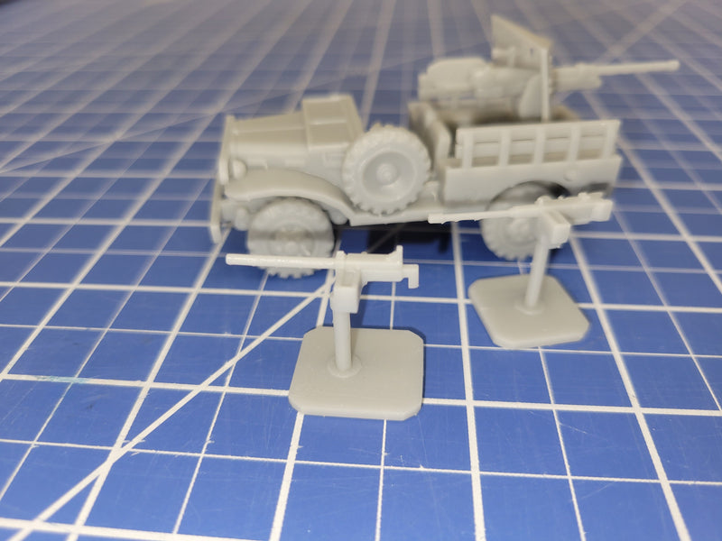 American WC 52 Weapons Carrier / M6 Motor gun Carriage - Great for Table Top War Games And Dioramas - Resin 28mm Miniatures - Bolt Action -