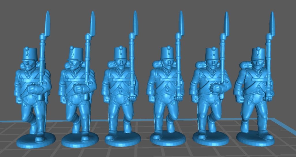 Napoleonic Austrian  Grenzer Btg - 11 minis - Great for Table Top War Games And Dioramas - Historical Wargaming - Resin 28mm Miniatures