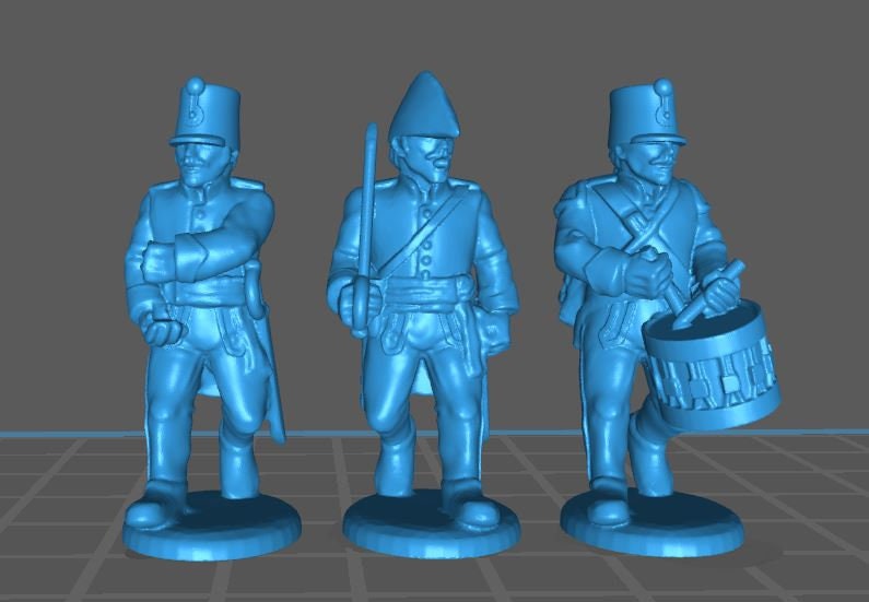 Napoleonic Austrian  Grenzer Btg - 11 minis - Great for Table Top War Games And Dioramas - Historical Wargaming - Resin 28mm Miniatures