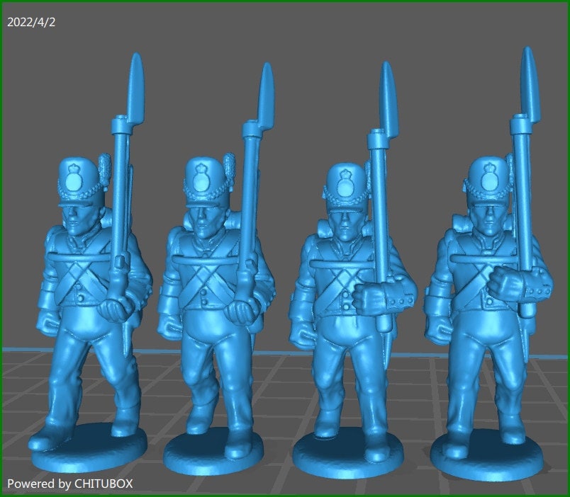 Belgian Line 1814-15 - 13 minis - War Games And Dioramas - Historical Wargaming -Resin 28mm