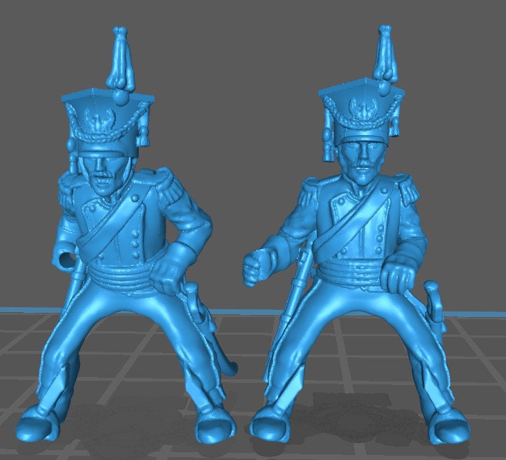 Duchy of Warsaw Lancers - 8 minis - Great for Table Top War Games And Dioramas - Historical Wargaming - Resin 28mm Miniatures