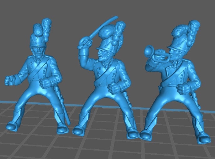 Bavarian Chevalleger rgt 1811-14 - 10 minis - War Games And Dioramas - Historical Wargaming -Resin 28mm