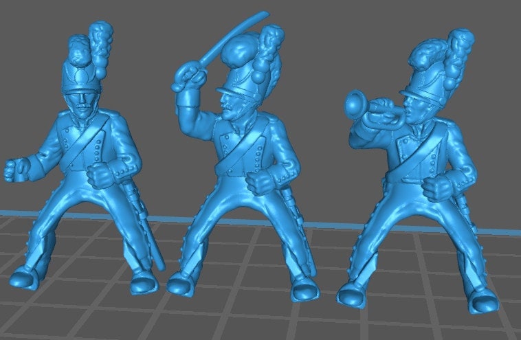 Bavarian Chevalleger rgt 1811-14 - 10 minis - War Games And Dioramas - Historical Wargaming -Resin 28mm