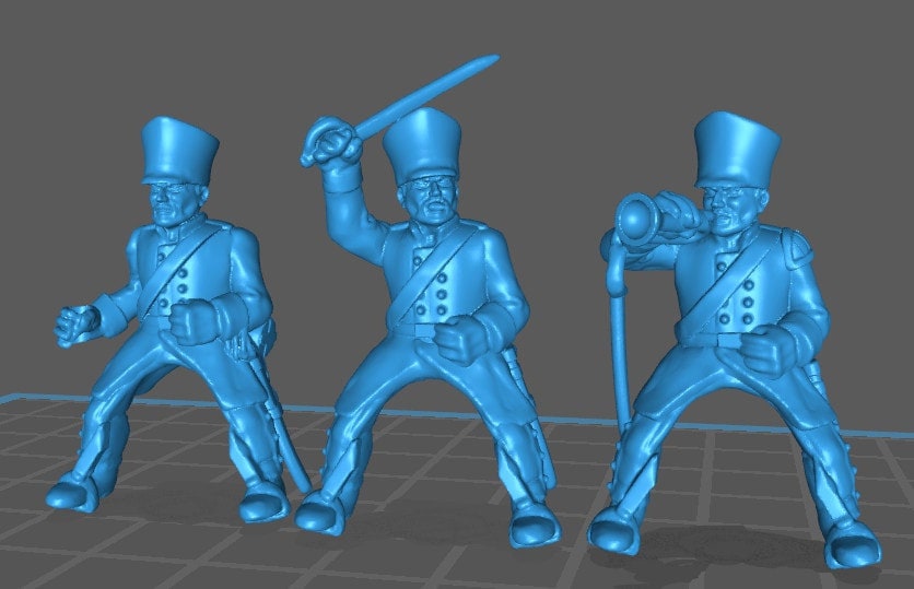 Prussian Dragoons and Uhlans 1810-15 rgt - 12 minis - War Games And Dioramas - Historical Wargaming -Resin 28mm