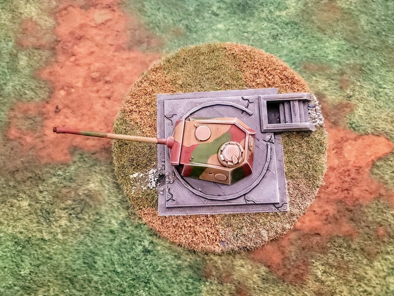 German Pantherturm - Great for Table Top War Games And Dioramas - Resin 28 mm Miniatures - Bolt Action