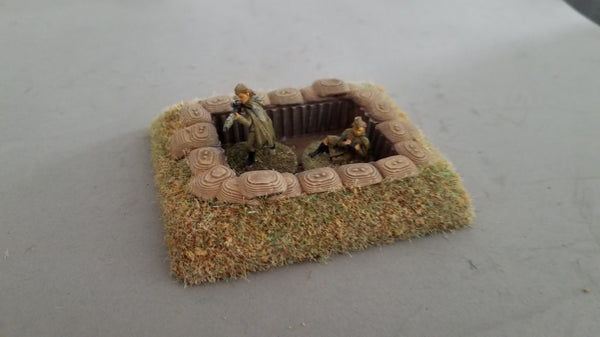 Wargaming Dug In Entrenchments - Great for Table Top War Games And Dioramas - 28 mm Miniatures - Bolt Action