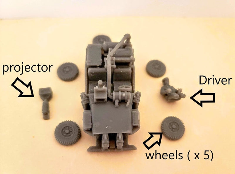 Popskis Private Army Flamethrower Jeep - War Games And Dioramas - Resin 28mm - Bolt Action