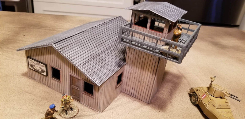 Aerodrome Control Tower - War Games And Dioramas - 28 mm - Bolt Action