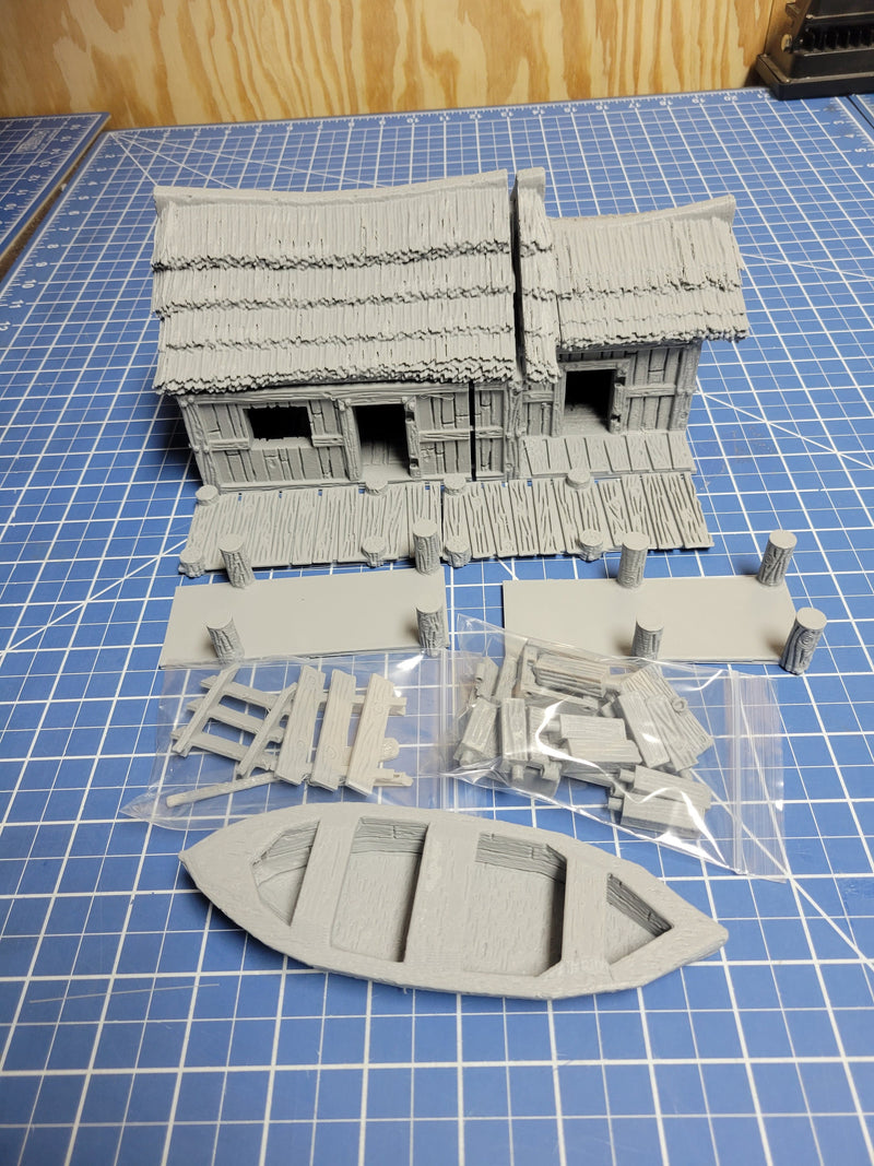 QP3D - Battle Ruined Pillars Wall, Terreno Scenery Per Tavolo E RPG 28 - Foto 3