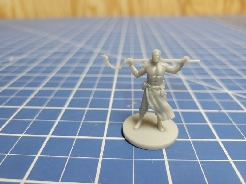 Human Druids Mini - DND - Pathfinder - Dungeons & Dragons - RPG - Tabletop - mz4250- Miniature-28mm-1"Scale