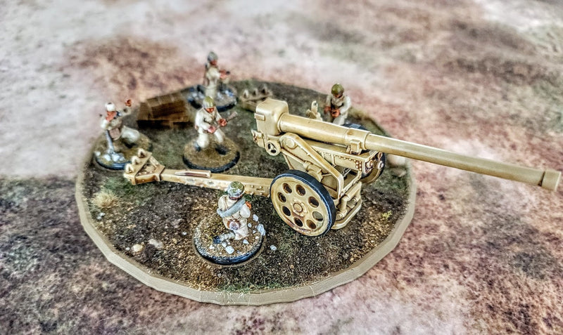 Italian 149/40 model 35 Heavy Howitzer - War Games And Dioramas - Historical Wargaming - Resin 28 mm