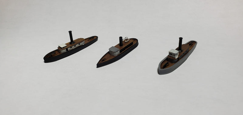 Generic Tugboat Set - Ships - Sailboats - Age of Sail - War Game - Wargaming - Tabletop Games - 1:600 Scale
