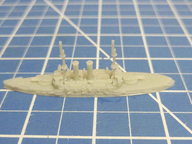 Battleship - Mikasa Class - IJN -  Wargaming - Axis and Allies - Naval Miniature - Victory at Sea - Tabletop Games - Warships