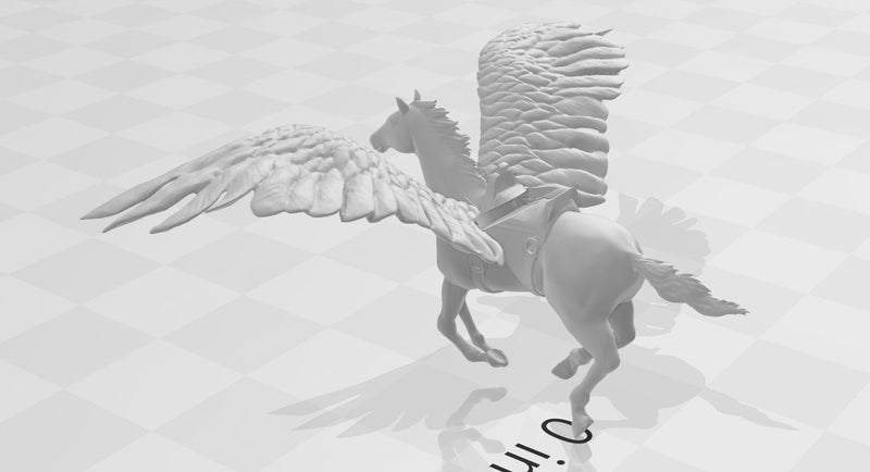 Pegasus Mini - DND - Pathfinder - Dungeons & Dragons - RPG - Tabletop - mz4250- Miniature-28mm-1"Scale