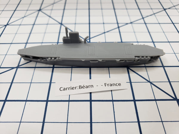 Carrier - Bearn - French Navy - Wargaming - Axis and Allies - Naval Miniature - Victory at Sea - Tabletop Games - Warships