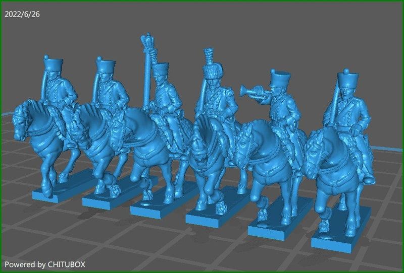 French chasseurs 1807-12 - 15mm epic size - war games and dioramas - historical wargaming - resin