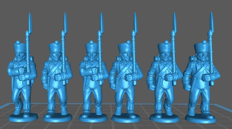 French light btg 1812-15 campaign uniform, baggy trousers - 15 minis - historical wargaming -resin 28mm