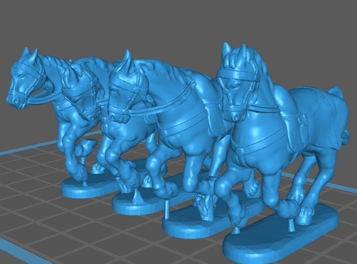 French guard light horse charging - lcg fr2 - 4 minis - war games and dioramas - historical wargaming -resin 28mm