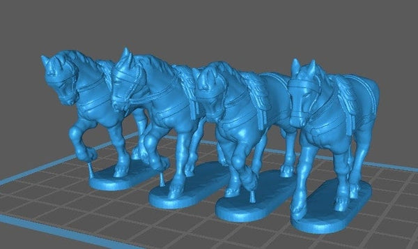 French heavy guard horse walking post 1810 - hc fr7 - 4 minis - war games and dioramas - historical wargaming -resin 28mm