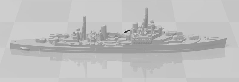 Cruiser - K-25F Design - Royal Navy - Wargaming - Axis and Allies - Naval Miniature -  Tabletop Games - Warships