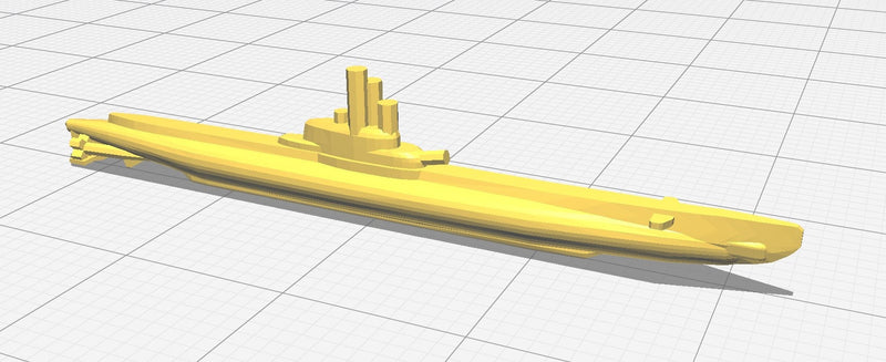 Submarine - Orzel - Polish Navy - Wargaming - Axis and Allies - Naval Miniature - Victory at Sea - Tabletop Games - Warships