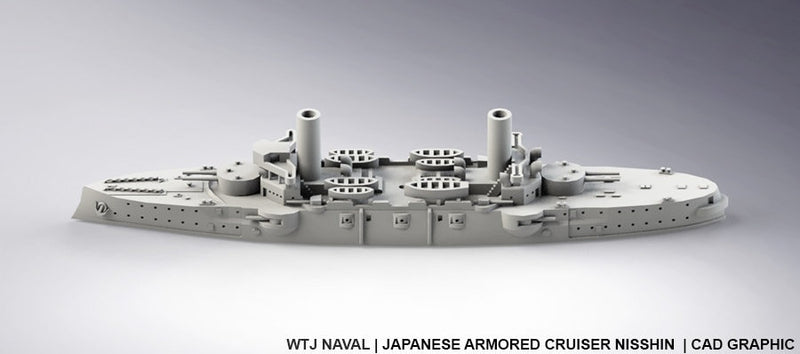Nisshin - Pre Dreadnought Era - Wargaming - Axis and Allies - Naval Miniature - Victory at Sea - Tabletop Games - Warships