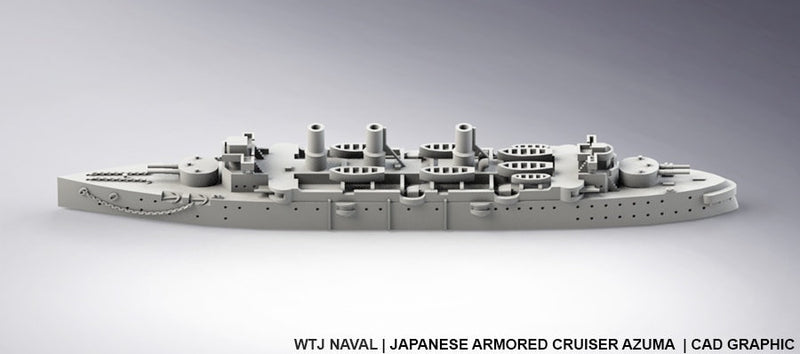 Azuma - Pre Dreadnought Era - Wargaming - Axis and Allies - Naval Miniature - Victory at Sea - Tabletop Games - Warships