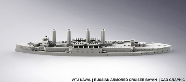 Bayan - Russian Navy - Pre Dreadnought Era - Wargaming - Axis and Allies - Naval Miniature - Victory at Sea - Warships
