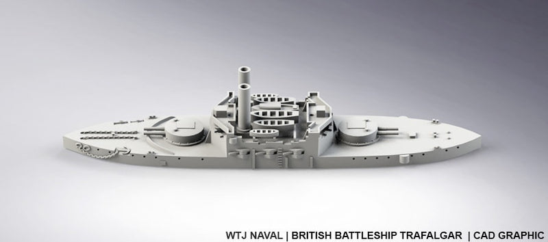 Trafalgar - UK Royal Navy - Pre Dreadnought Era - Wargaming - Axis and Allies - Naval Miniature - Victory at Sea - Warships