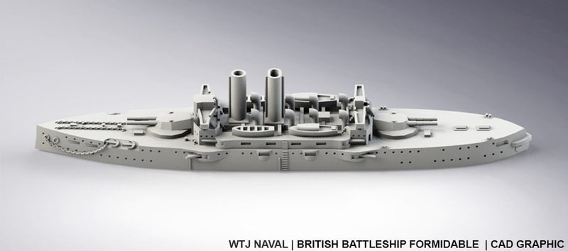 Formidable - UK Royal Navy - Pre Dreadnought Era - Wargaming - Axis and Allies - Naval Miniature - Victory at Sea - Warships