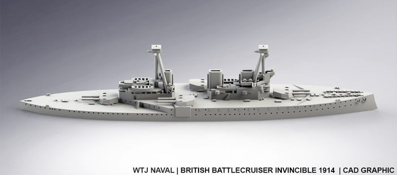 Invincible - UK Royal Navy - Pre Dreadnought Era - Wargaming - Axis and Allies - Naval Miniature - Victory at Sea - Warships