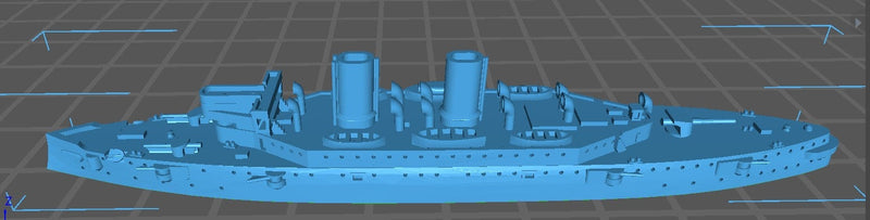Minneapolis - US Navy - Pre Dreadnought Era - Wargaming - Axis and Allies - Naval Miniature - Victory at Sea - Warships
