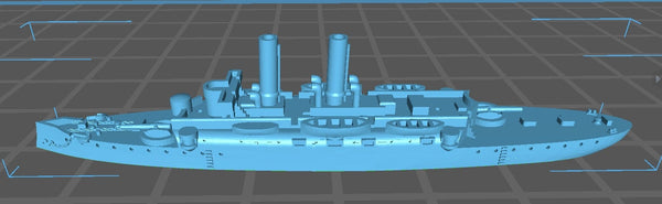 Boston - US Navy - Pre Dreadnought Era - Wargaming - Axis and Allies - Naval Miniature - Victory at Sea - Warships