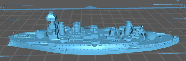 Liberte - French Navy - Pre Dreadnought Era - Wargaming - Axis and Allies - Naval Miniature - Victory at Sea - Warships