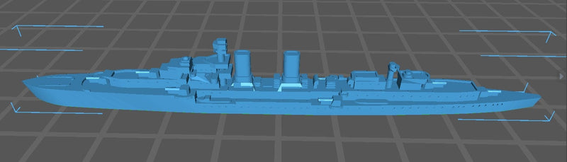 Cruiser - Emden - German Navy - Wargaming - Axis and Allies - Naval Miniature - Victory at Sea - Tabletop Games - Warships - C.O.B.