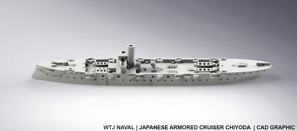 Chiyoda - Pre Dreadnought Era - Wargaming - Axis and Allies - Naval Miniature - Victory at Sea - Tabletop Games - Warships