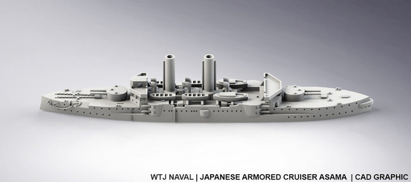 Asama - Pre Dreadnought Era - Wargaming - Axis and Allies - Naval Miniature - Victory at Sea - Tabletop Games - Warships